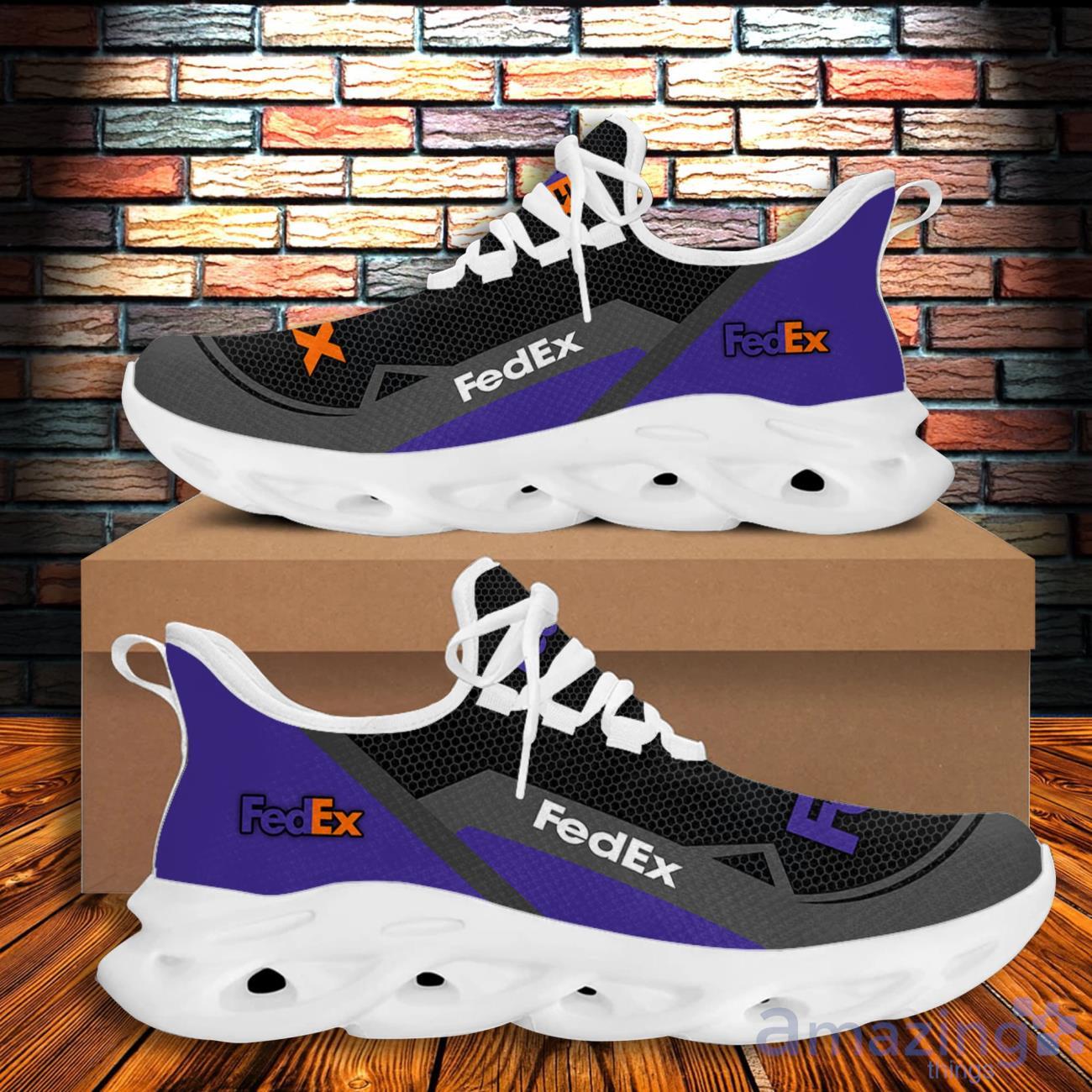 Fedex Max Soul Shoes Exclusive Running Sneakers For Sport Fans image Fedex Max Soul Shoes Exclusive Running Sneakers For Sport Fans Product Photo 2
