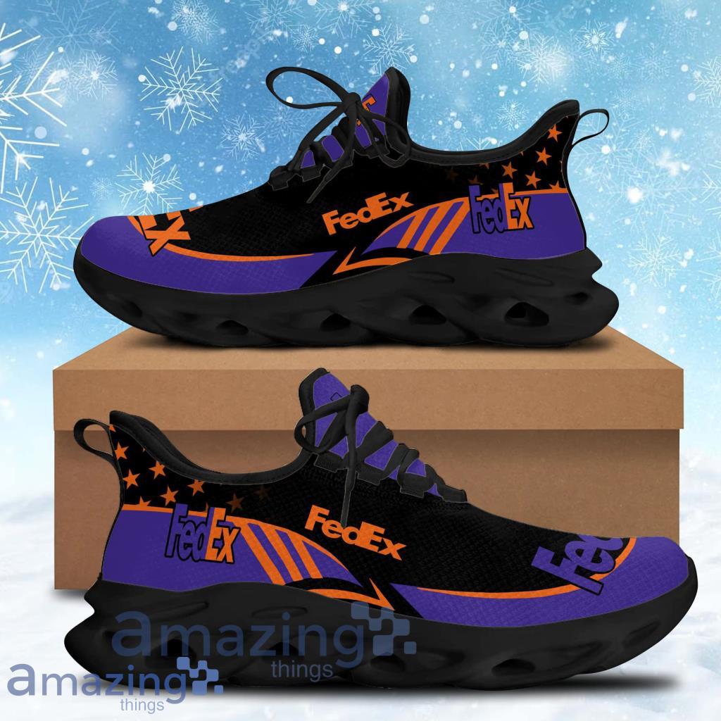Fedex Print Accents Logo Max Soul Shoes Gift For Men And Women image Fedex Print Accents Logo Max Soul Shoes Gift For Men And Women Product Photo 1