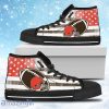 Flag Rugby Cleveland Browns High Top Shoes Gift For Big Fans