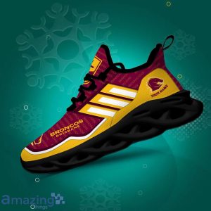 For Fans NRL Brisbane Broncos Personalized Name Max Soul Shoes image For Fans NRL Brisbane Broncos Personalized Name Max Soul Shoes Product Photo 3