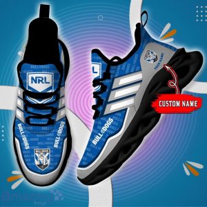 For Fans NRL Canterbury Bulldogs Personalized Name Max Soul Shoes Product Photo 4