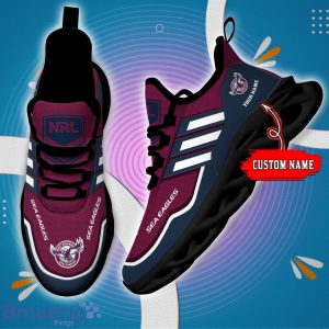For Fans NRL Manly Sea Eagles Personalized Name Max Soul Shoes Product Photo 4