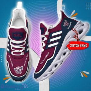 For Fans NRL Manly Sea Eagles Personalized Name Max Soul Shoes Product Photo 1
