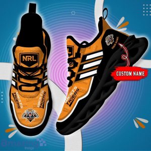 For Fans NRL Wests Tigers Personalized Name Max Soul Shoes Product Photo 4