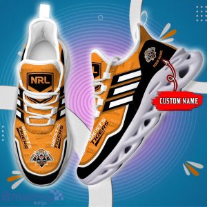 For Fans NRL Wests Tigers Personalized Name Max Soul Shoes Product Photo 1