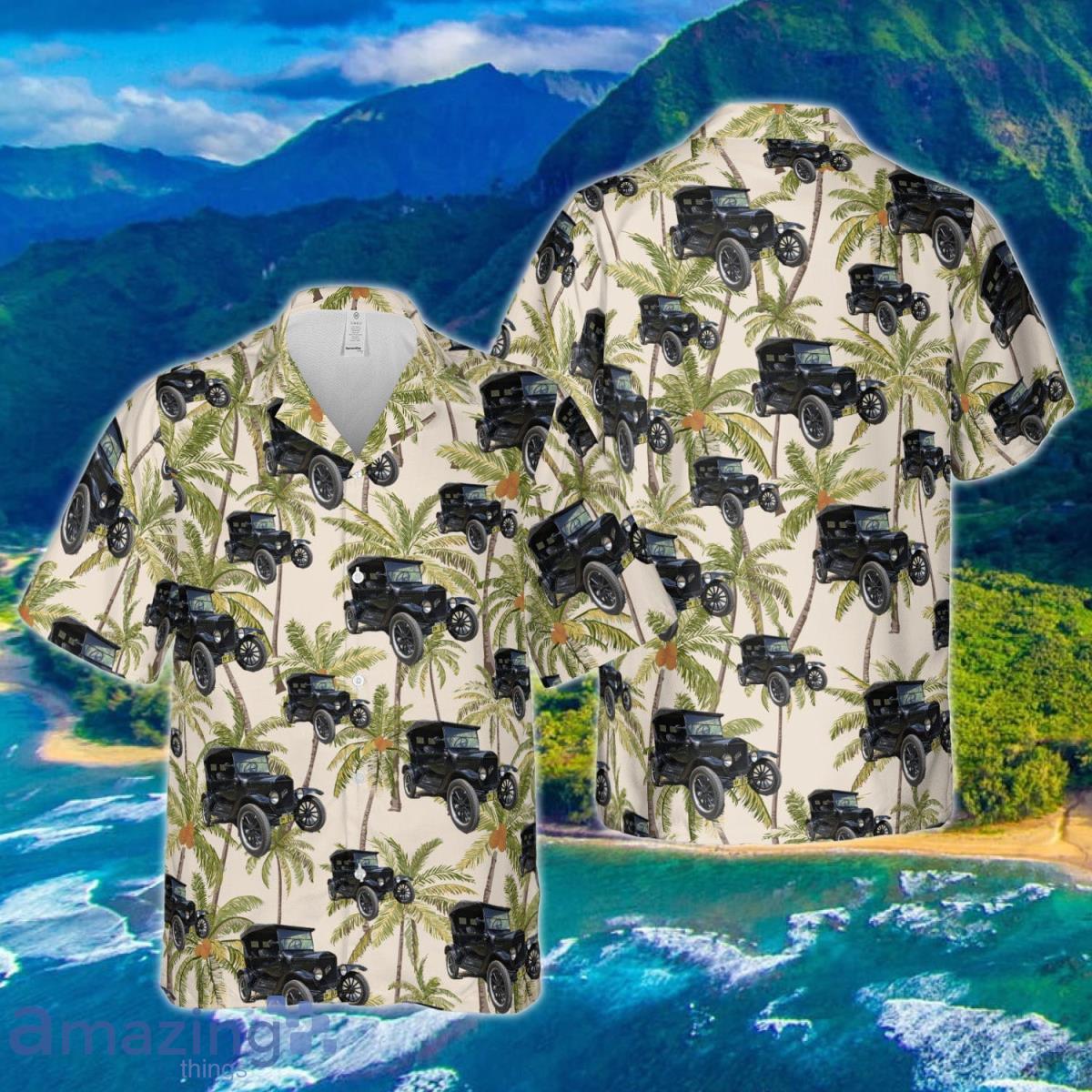 Ford Model Touring Car Hawaiian Shirt Style Gift For Men And Women image Ford Model Touring Car Hawaiian Shirt Style Gift For Men And Women Product Photo 1