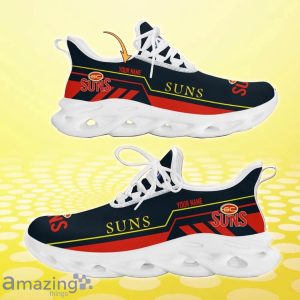 Gold Coast Suns Max Soul Shoes Custom Name Best Gift For Men And Women image Gold Coast Suns Max Soul Shoes Custom Name Best Gift For Men And Women Product Photo 2