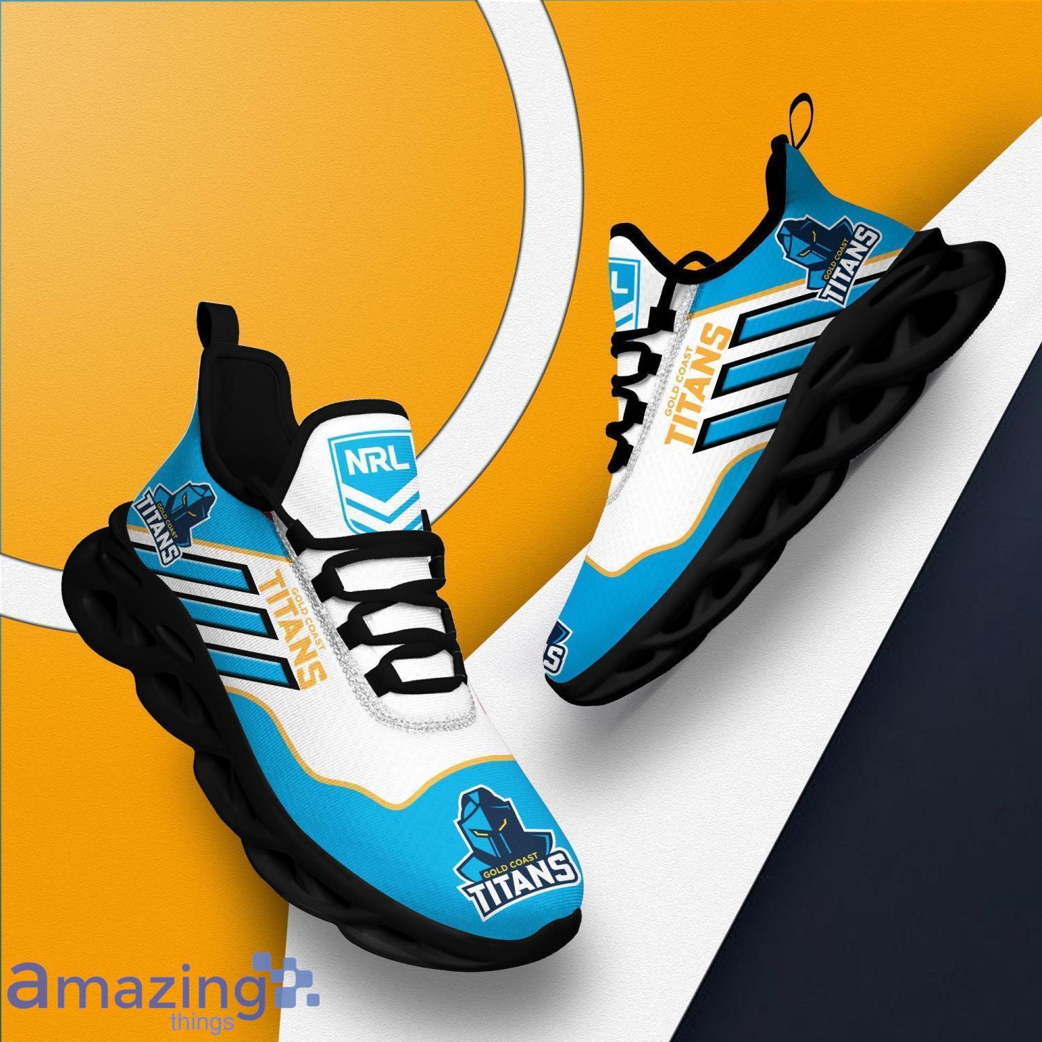 Gold Coast Titans Clunky Max Soul Shoes Men And Women Walking Shoes image Gold Coast Titans Clunky Max Soul Shoes Men And Women Walking Shoes Product Photo 2