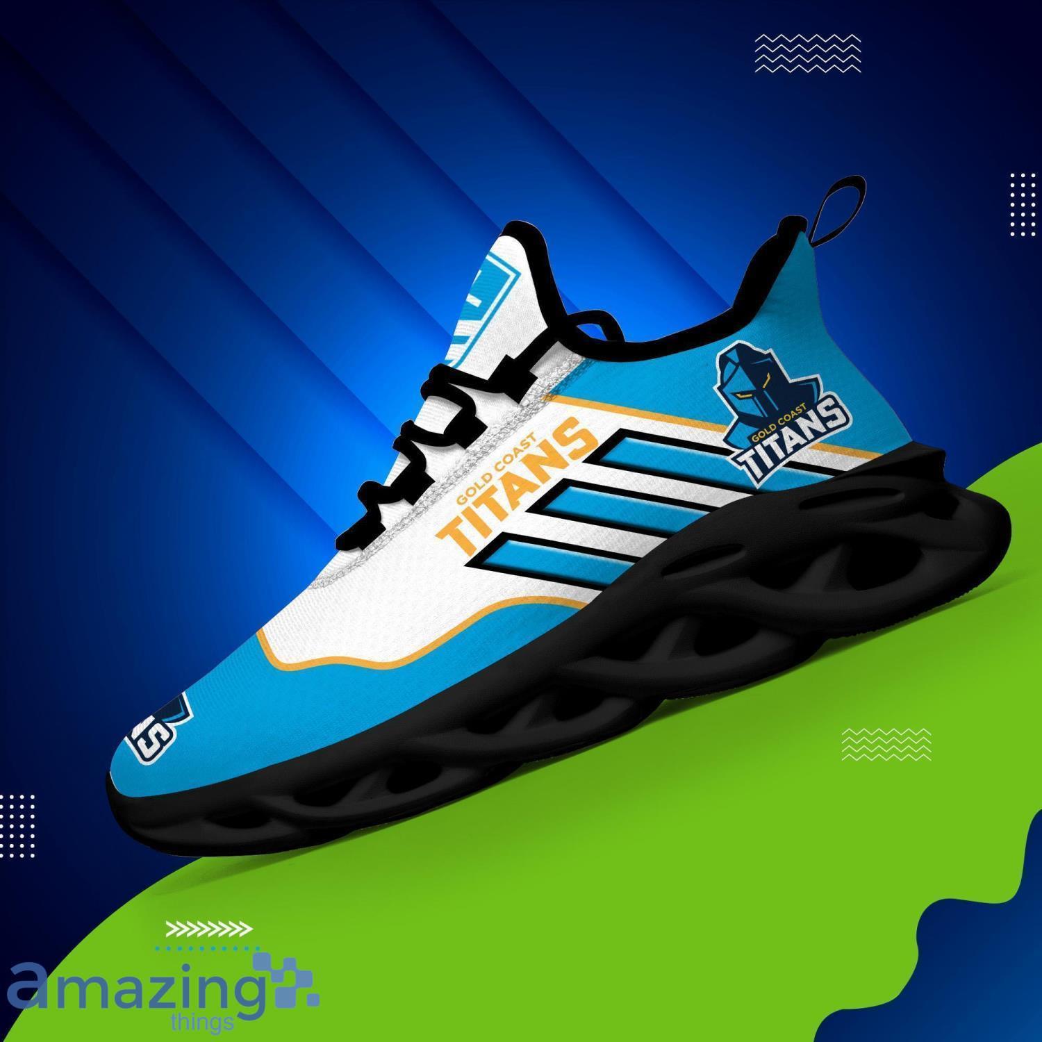 Gold Coast Titans Clunky Max Soul Shoes Men And Women Walking Shoes image Gold Coast Titans Clunky Max Soul Shoes Men And Women Walking Shoes Product Photo 4