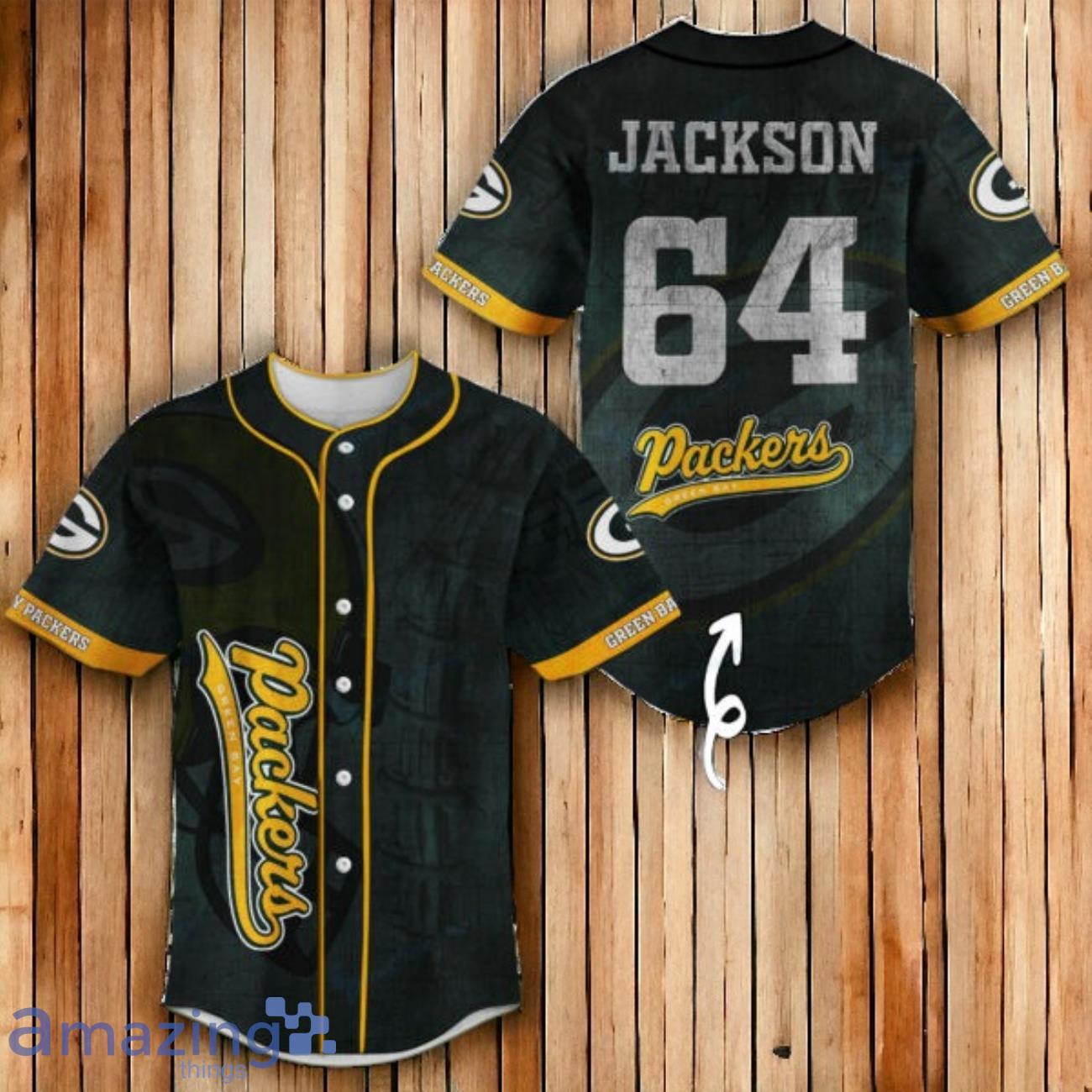 Green bay clearance packers baseball jersey