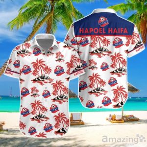 Hapoel Haifa F.C Hawaiian Shirt And Short New Design For Fans Product Photo 1