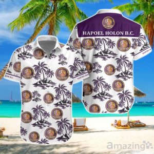 Hapoel Holon B.C Hawaiian Shirt And Short New Design For Fans Product Photo 1