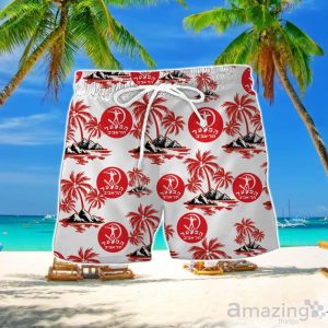 Hapoel Tel Aviv B.C Hawaiian Shirt And Short New Design For Fans Product Photo 2