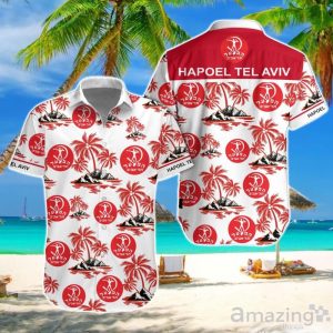 Hapoel Tel Aviv B.C Hawaiian Shirt And Short New Design For Fans Product Photo 1