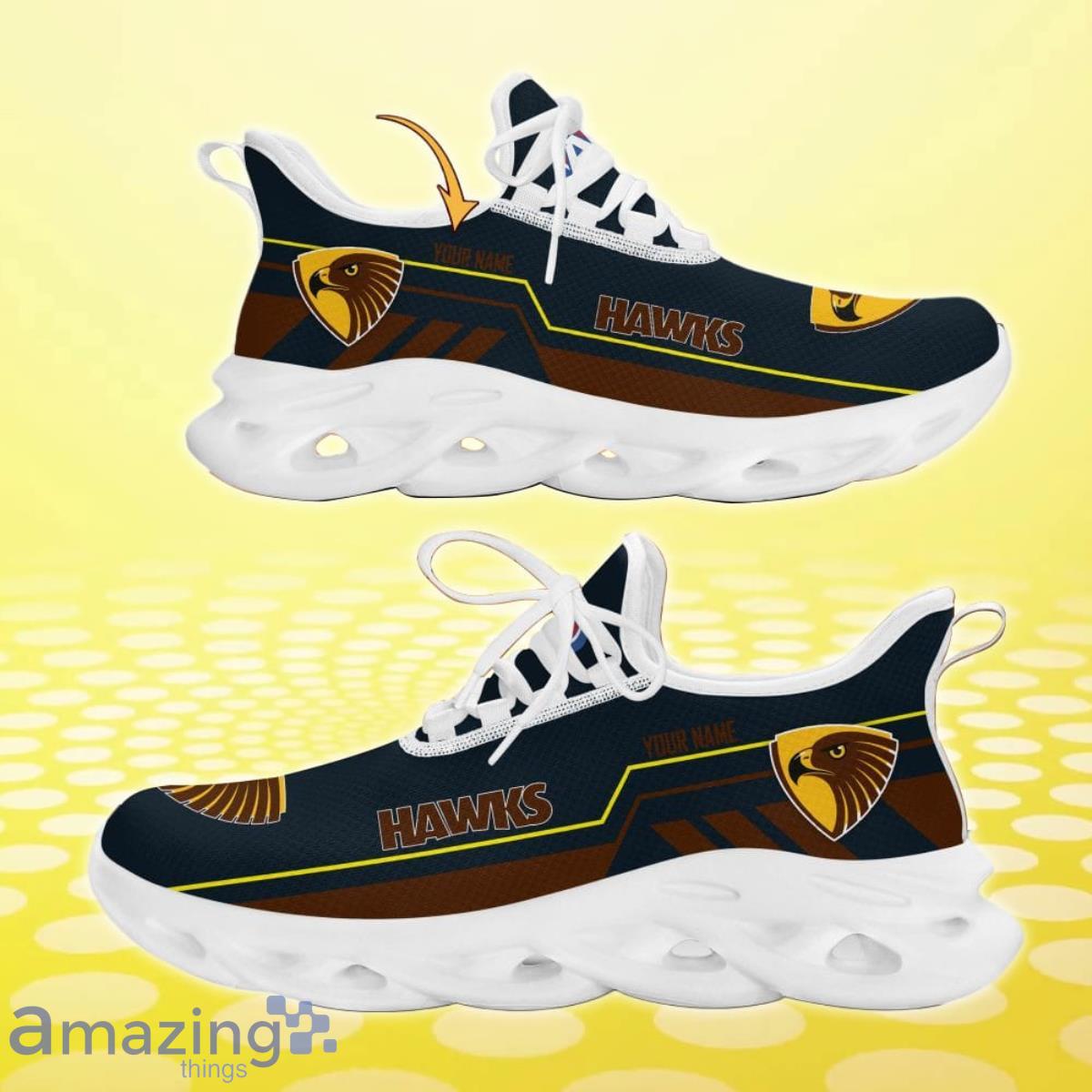 Hawthorn Football Club Max Soul Shoes Custom Name Best Gift For Men And Women image Hawthorn Football Club Max Soul Shoes Custom Name Best Gift For Men And Women Product Photo 2