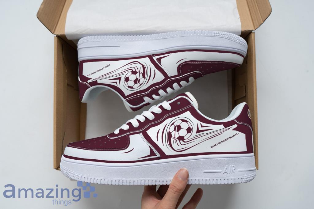 Heart Of Midlothian F.C. Air Force Shoes Gift For Men And Women image Heart Of Midlothian F.C. Air Force Shoes Gift For Men And Women Product Photo 1