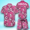 Hello Kitty Hawaiian Shirt & Short For Men And Women