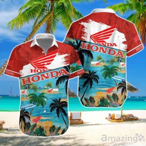 Honda Motorcycle Hawaiian Shirt And Short Product Photo 1