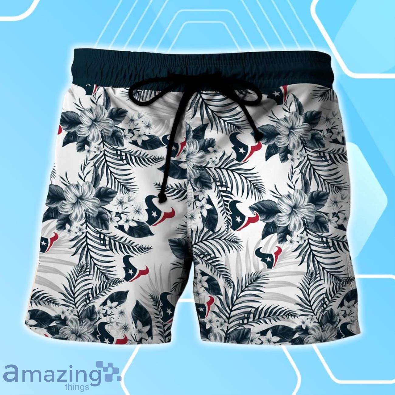 Houston Texans NFL Baby Yoda Hawaiian Shirt & Short Style Tropical Pattern Best Gift For Fan image Houston Texans NFL Baby Yoda Hawaiian Shirt & Short Style Tropical Pattern Best Gift For Fan Product Photo 3