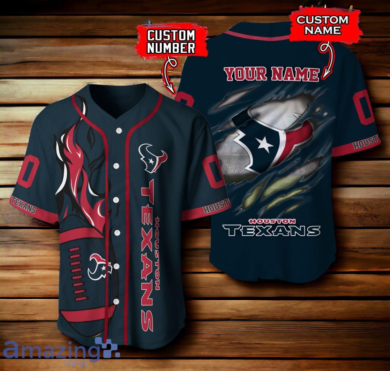 Custom hotsell texans shirts