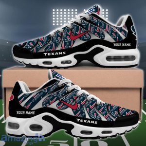 Houston Texans NFL Pattern Swoosh Custom Name Air Cushion Sport Shoes Product Photo 2