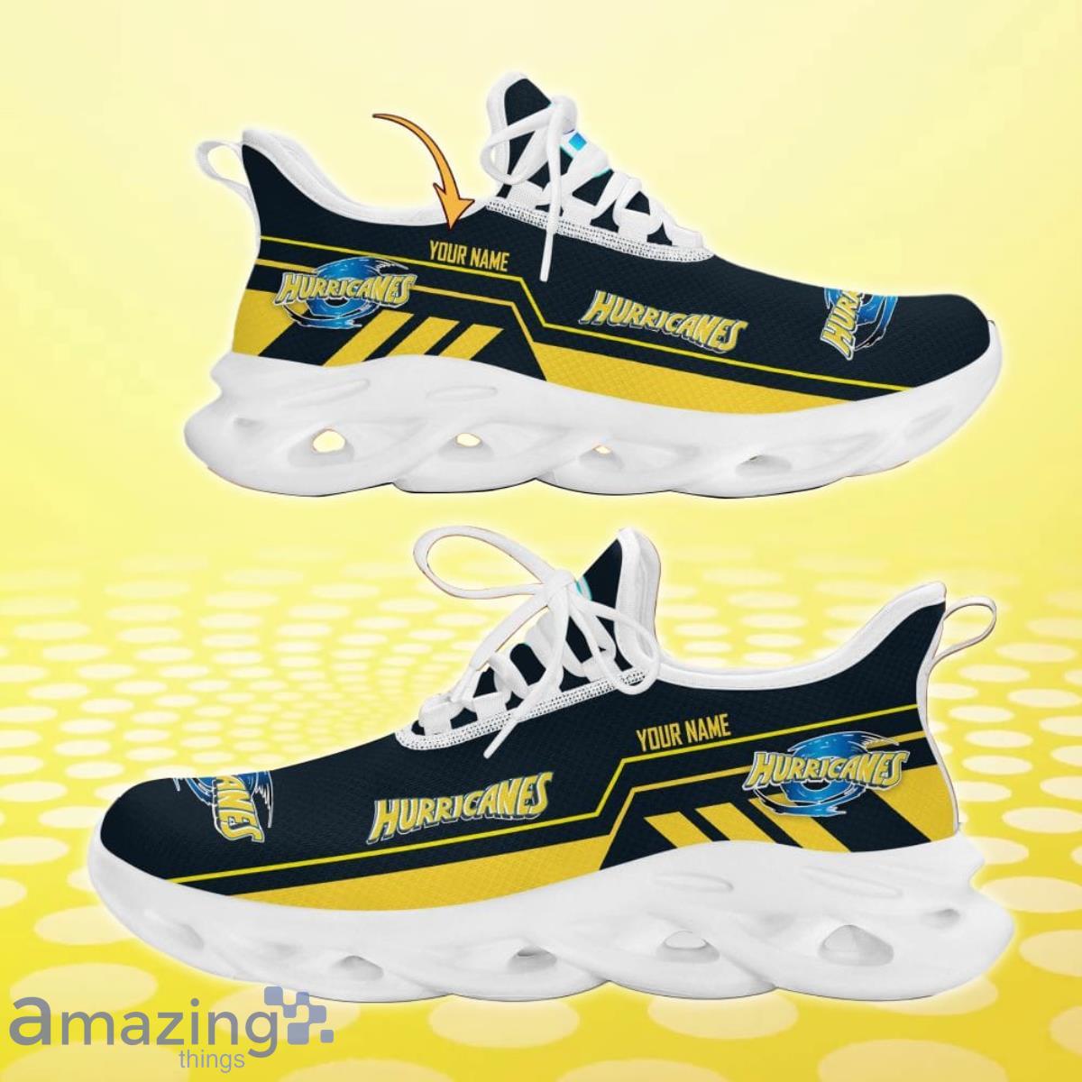 Hurricanes Max Soul Shoes Custom Name Best Gift For Men And Women image Hurricanes Max Soul Shoes Custom Name Best Gift For Men And Women Product Photo 2