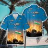 Indian Air Force Mi-17, Happy Independence Day India Aloha Short Sleeve 3D Printed Hawaiian Shirt For Men And Women