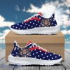 Indiana Colt American Flag Padded Heightening Air Mesh Running Shoes Sport Custom Name