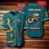 Jacksonville Jaguars NFL Baseball Jersey New Design 3D Logo Custom Number & Name