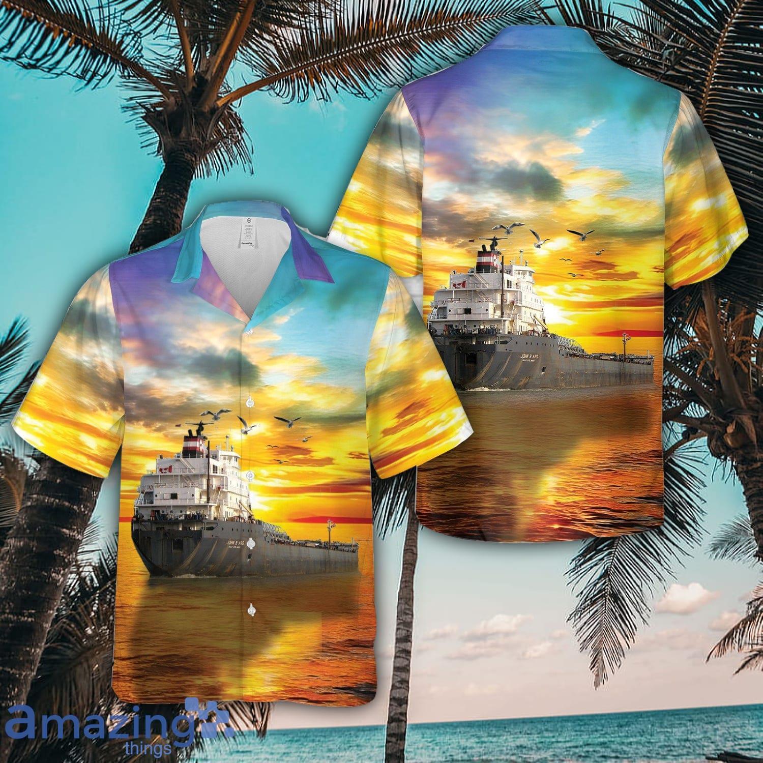 John B. Aird Ship 3D Hawaiian Shirt Summer Time Holiday Gift For Men And Women image John B. Aird Ship 3D Hawaiian Shirt Summer Time Holiday Gift For Men And Women Product Photo 1