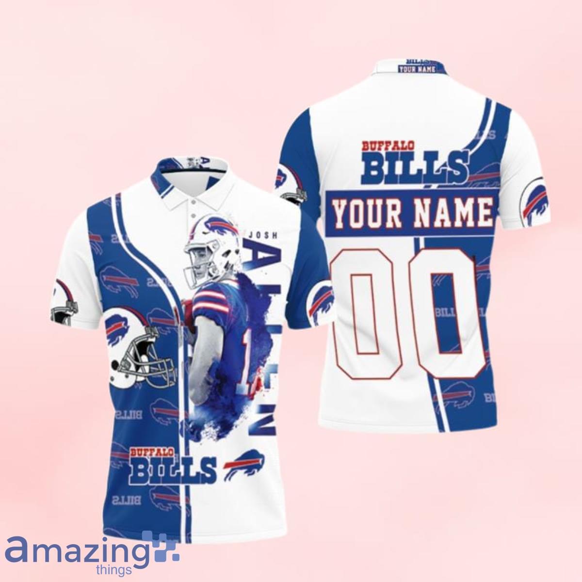 Josh Allen Buffalo Bills Great Player NFL Custom Number & Name Polo Shirts Special Gift Product Photo 1