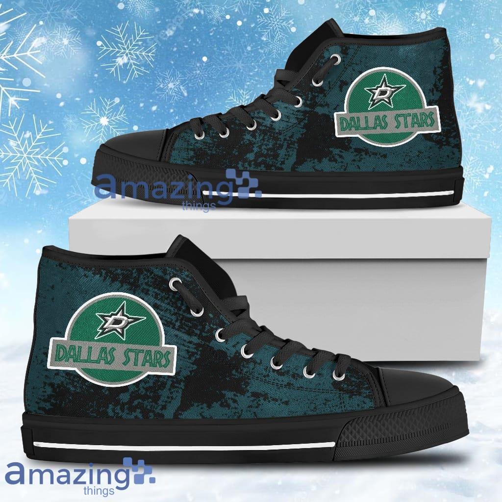Jurassic Park Dallas Stars High Top Shoes For Men And Women image Jurassic Park Dallas Stars High Top Shoes For Men And Women Product Photo 1
