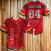 Kansas City Chiefs Baseball Jersey Classic Custom Number & Name