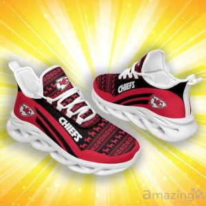 Kansas City Chiefs Christmas Pattern Max Soul Shoes Product Photo 2