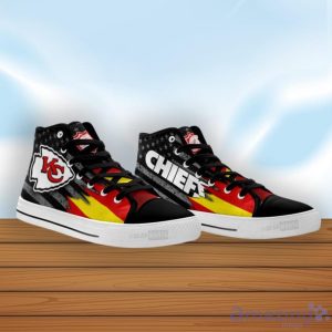 Kansas City Chiefs High Top Shoes American Flag Sneakers Product Photo 3