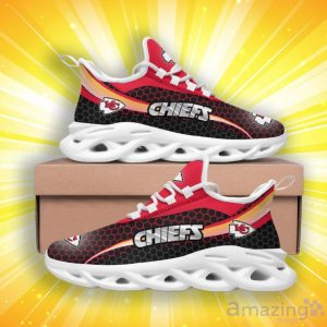 Kansas City Chiefs Honeycomb Pattern Max Soul Shoes Product Photo 2