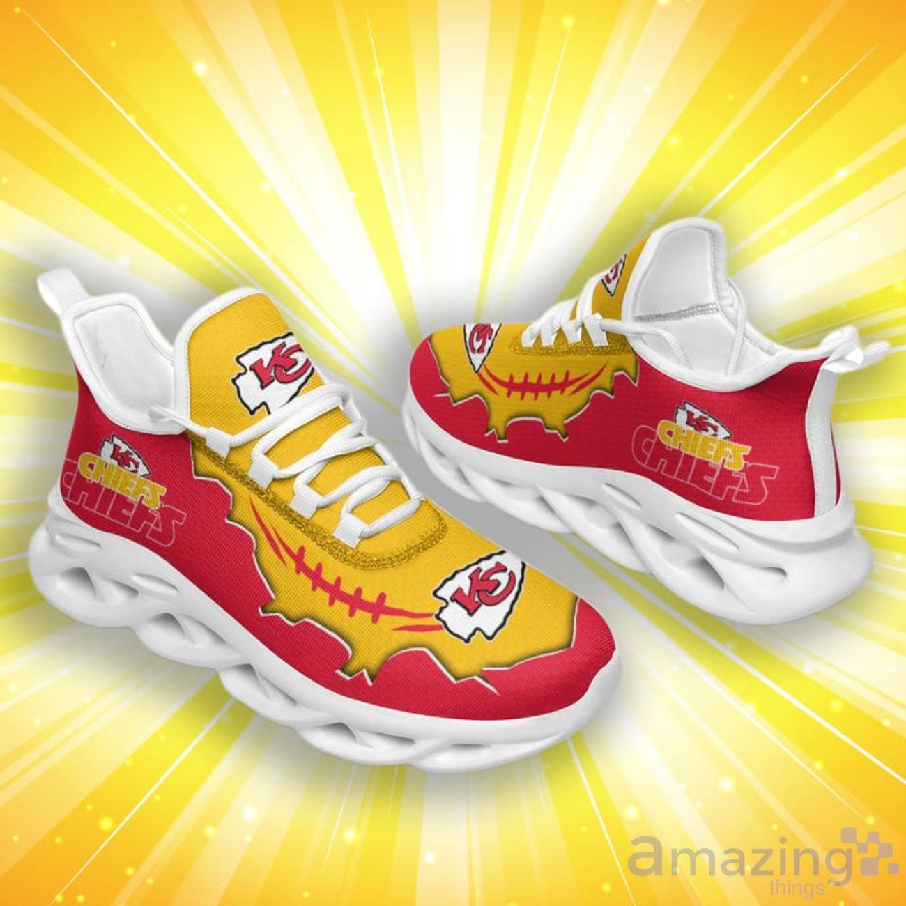 Kansas City Chiefs Max Soul Shoes The Ultimate Unisex Footwear image Kansas City Chiefs Max Soul Shoes The Ultimate Unisex Footwear Product Photo 1