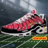 Kansas City Chiefs NFL Pattern Swoosh Custom Name Air Cushion Sport Shoes