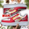 Kansas City Chiefs Personalized Name Air Force 1 Shoes For Fans Gift