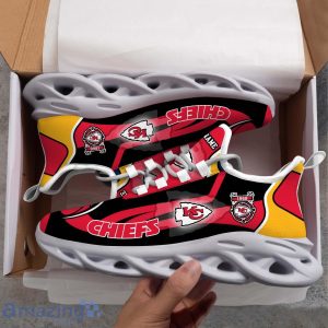 Kansas City Chiefs Team Shoes Sneakers Personalized Name Max Soul Shoes Men Women Shoes Product Photo 3