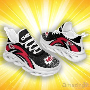 Kansas City Chiefs Triangle Abstract Pattern Max Soul Shoes Product Photo 1