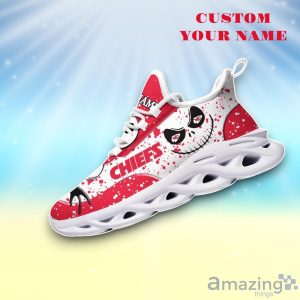 Kansas City Chiefs White C Max Soul Shoes Custom Name Exclusive Sneakers For Fans image Kansas City Chiefs White C Max Soul Shoes Custom Name Exclusive Sneakers For Fans Product Photo 2