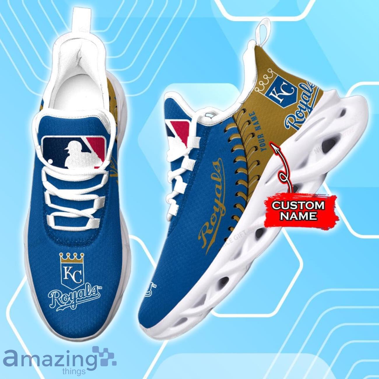 Kansas City Royals Custom Name Max Soul Shoes New Sneakers For Fans image Kansas City Royals Custom Name Max Soul Shoes New Sneakers For Fans Product Photo 1