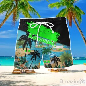 Kawasaki Hawaiian Shirt And Short image Kawasaki Hawaiian Shirt And Short Product Photo 2