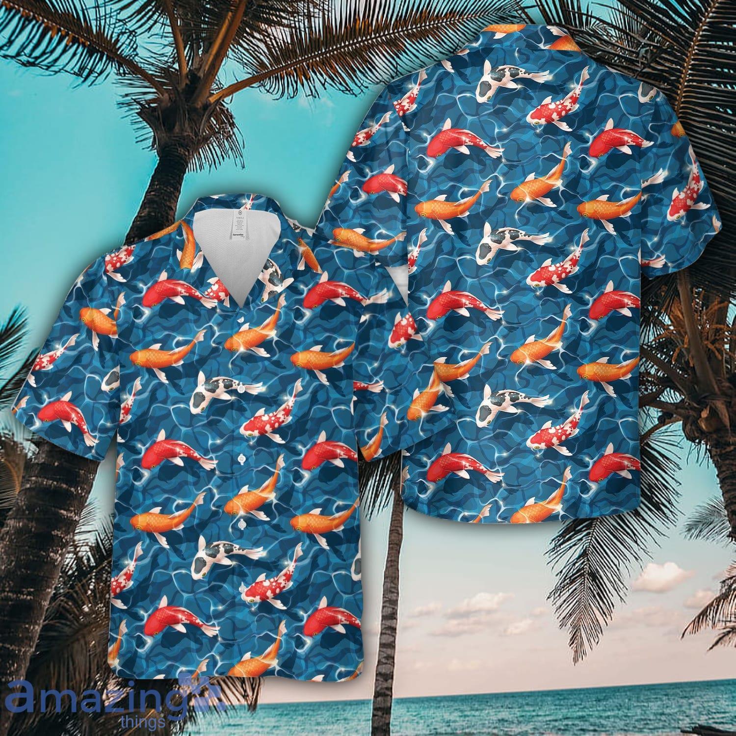 Koi Fish Seamless Best Summer Gift Aloha Hawaiian Shirt 3D Printed image Koi Fish Seamless Best Summer Gift Aloha Hawaiian Shirt 3D Printed Product Photo 1
