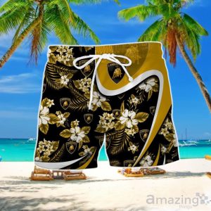 Lamborghini Hawaiian Shirt And Short New Design For Fans Product Photo 2