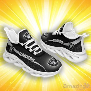 Las Vegas Raiders Honeycomb Pattern Max Soul Shoes Product Photo 1