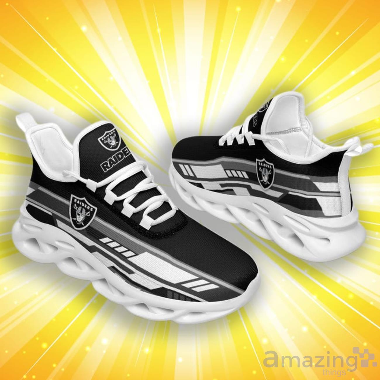 Las Vegas Raiders Line Partern Max Soul Shoes image Las Vegas Raiders Line Partern Max Soul Shoes Product Photo 2