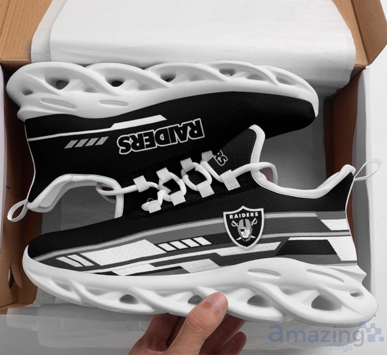 Las Vegas Raiders Line Partern Max Soul Shoes image Las Vegas Raiders Line Partern Max Soul Shoes Product Photo 1