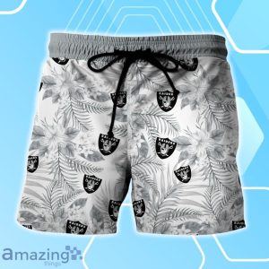 Las Vegas Raiders NFL Baby Yoda Hawaiian Shirt & Short Style Tropical Pattern Best Gift For Fan Product Photo 3